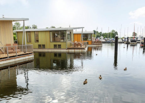 Wat gaaf! Slapen op het water bij de Eemhof